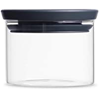 Los mejores  - Brabantia 298301 - Tarro de Cristal- 0.3 L- Tapa Gris Oscuro